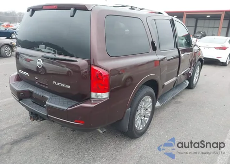 2015 Nissan Armada Platinum из США, поврежденный, VIN 5N1AA0NE0FN609537